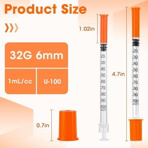 31G (6mm) 1ml Syringe